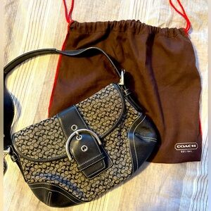 🖤 authentic small black coach bag 🖤